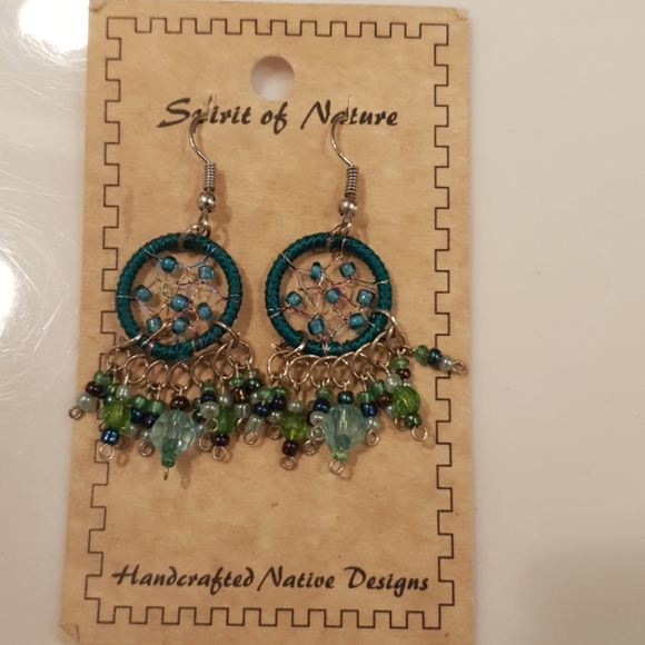 Brand New Handcrafted Native Design Earings - Picture 2 of 3